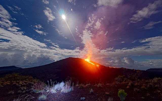 Piton volcano