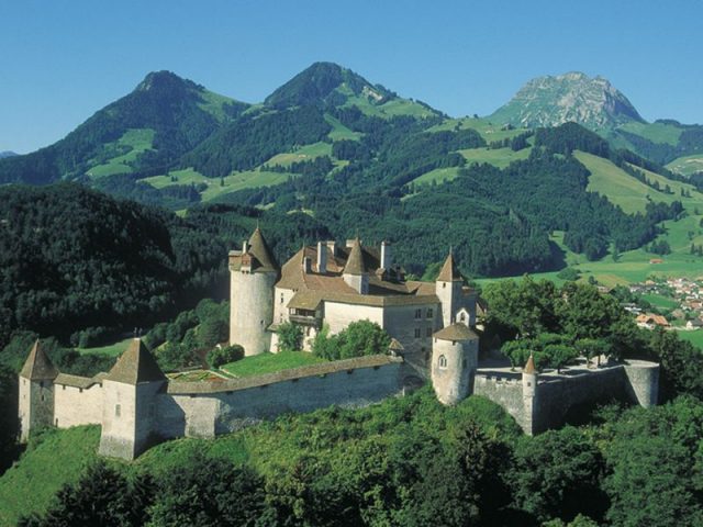 Gruyeres Castle in Montreux