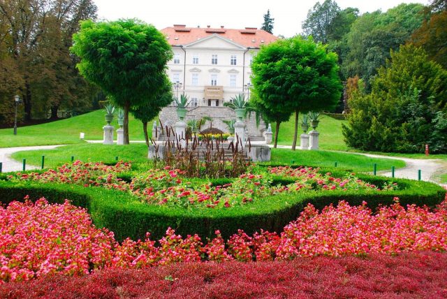 Tivoli park of Ljubljana Slovenia
