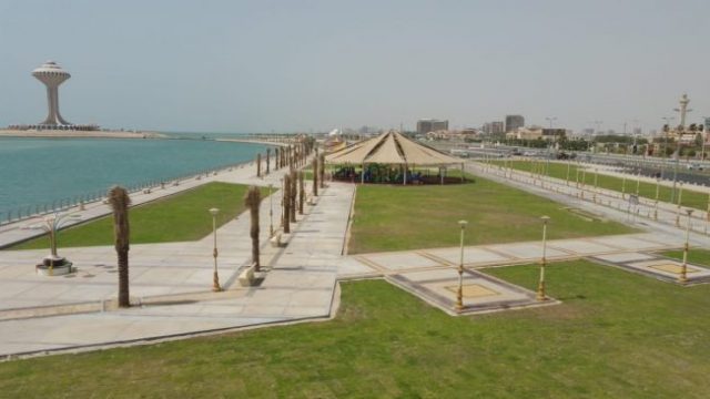 شاطئ الخبر بالمملكة العربية السعودية