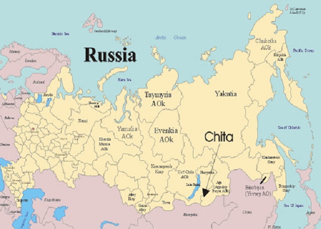 اين تقع روسيا
