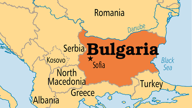 اين تقع بلغاريا