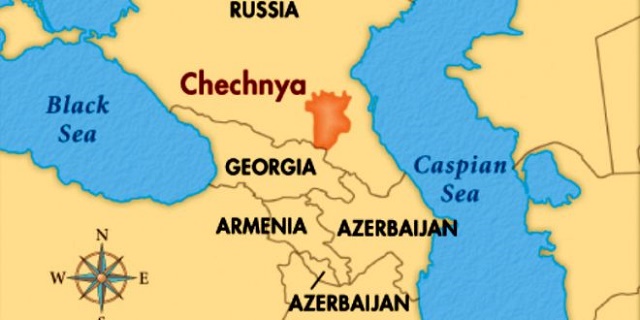 اين تقع الشيشان ؟