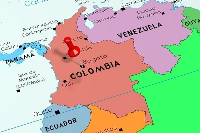 اين تقع كولومبيا