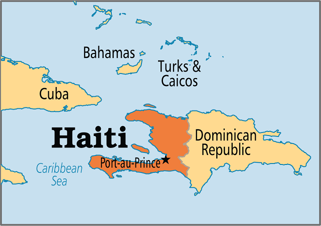 اين تقع هاييتي 