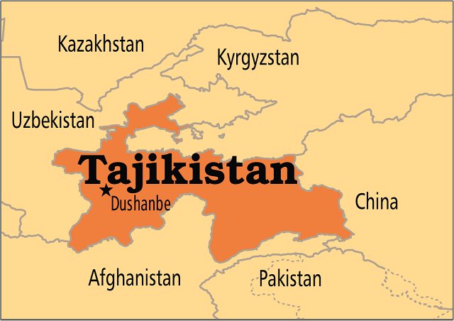اين تقع طاجيكستان