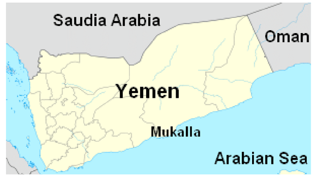اين تقع اليمن 