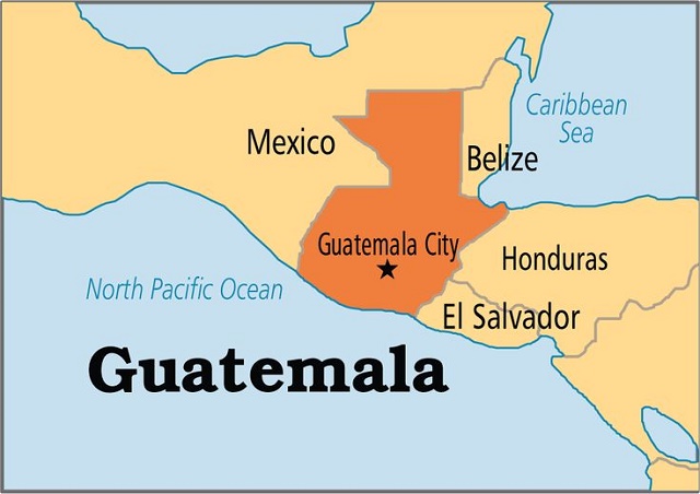 اين تقع جواتيمالا ؟