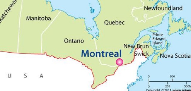 اين تقع مونتريال