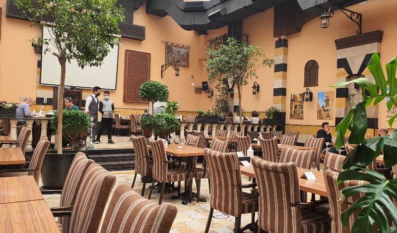 مطعم البيت الشامي القرهود دبي