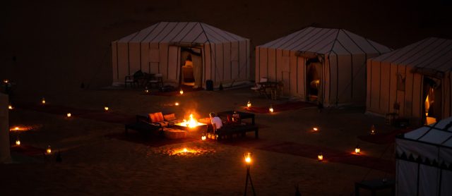 مخيمات في محمية دبي