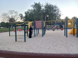 ألعاب في حديقة الصفا دبي